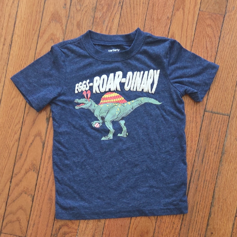 3/$15 Carters Easter Egg Dinosaur Tee (3t)